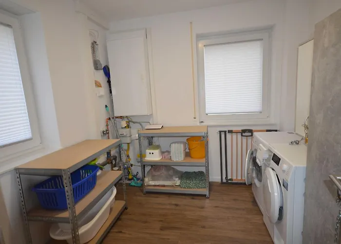 Doppelhaushaelfte Nordseewind 度假居 *