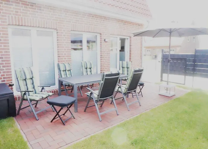 Doppelhaushaelfte Nordseewind 度假居